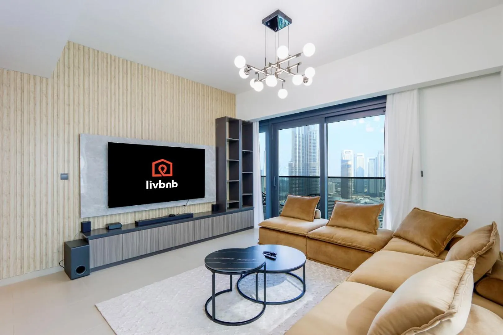 Livbnb - Luxurious 3Br With 1 With Burj Khalifa View Dubai